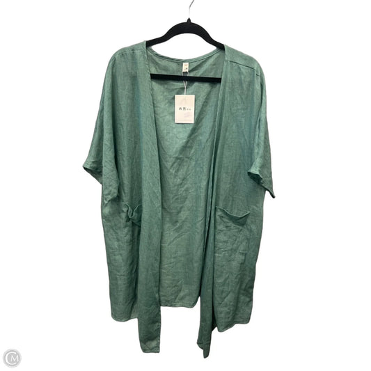Kimono By Clothes Mentor In Green, Size: L