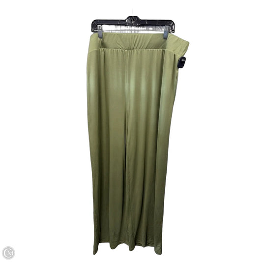 Pants Wide Leg By Just Be In Green, Size: 22