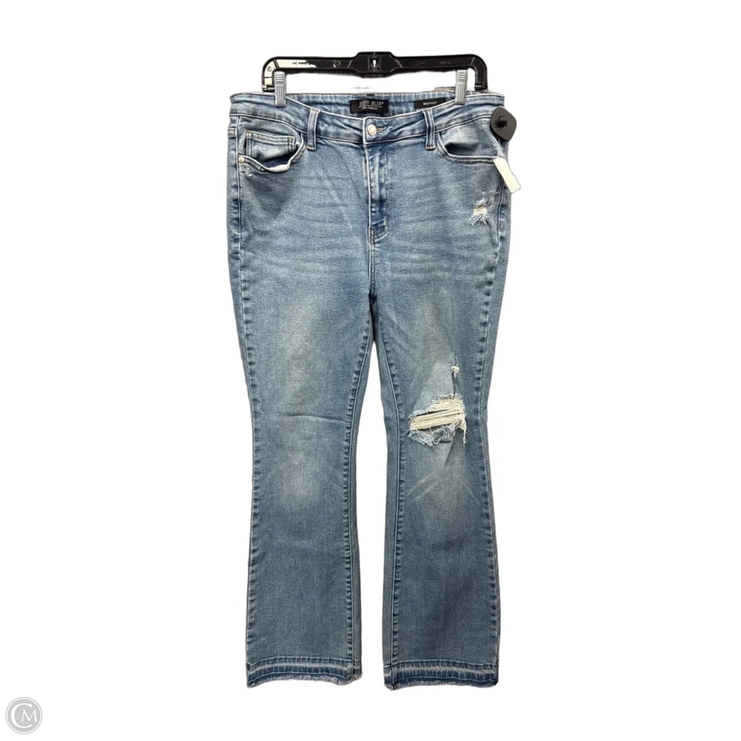 Jeans Boot Cut By Judy Blue In Blue Denim, Size: 14