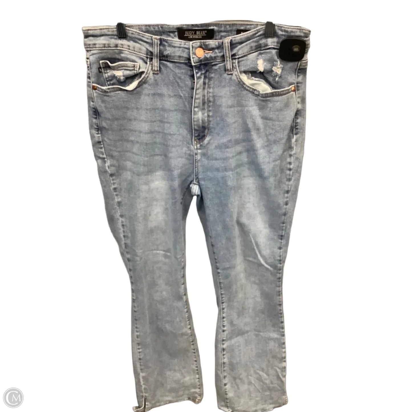 Jeans Boot Cut By Judy Blue In Blue Denim, Size: 14