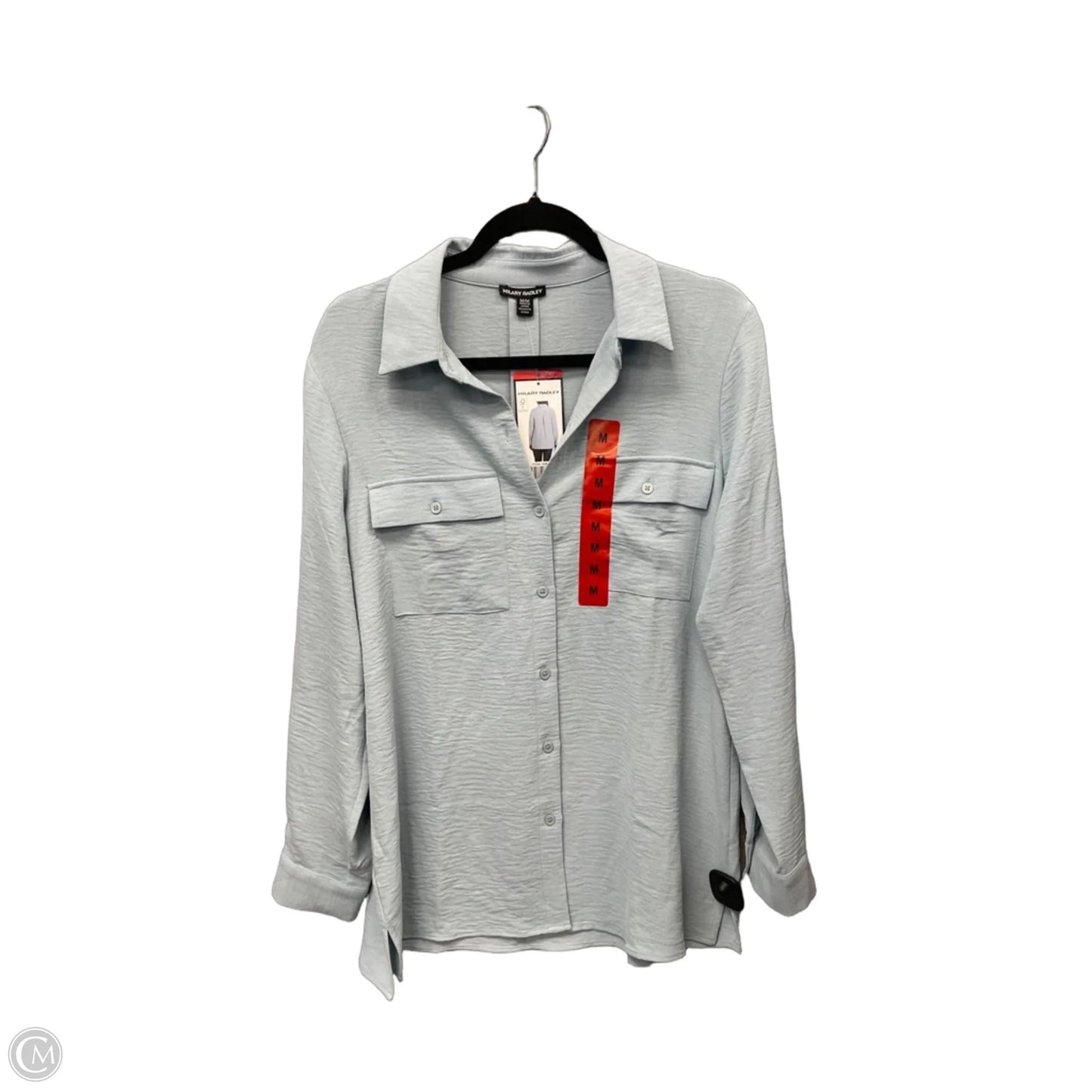 Top Long Sleeve By Hilary Radley In Blue, Size: M
