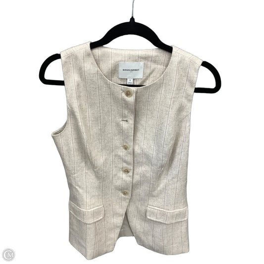 Vest Other By Banana Republic In Plaid Pattern, Size: S