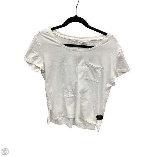 Top Short Sleeve Basic By Old Navy In White, Size: Xs