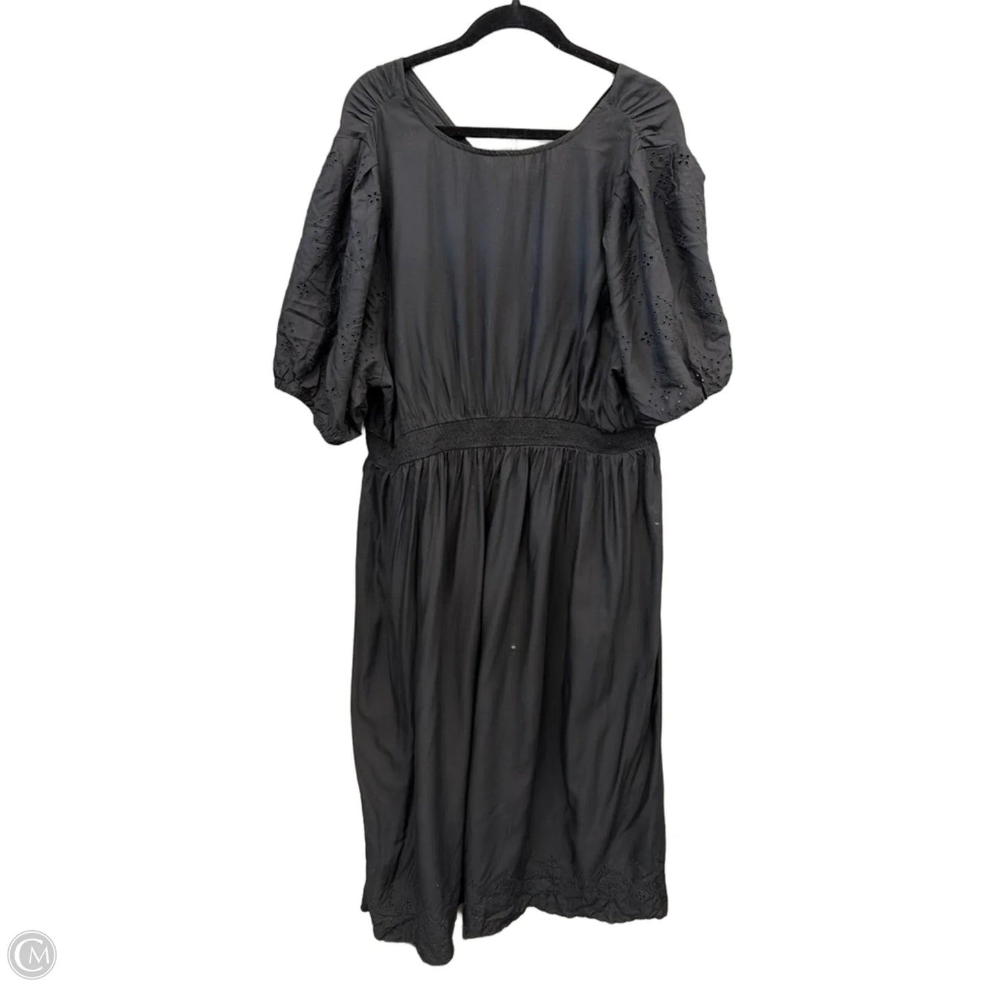Dress Casual Midi By Old Navy In Black, Size: Xxl