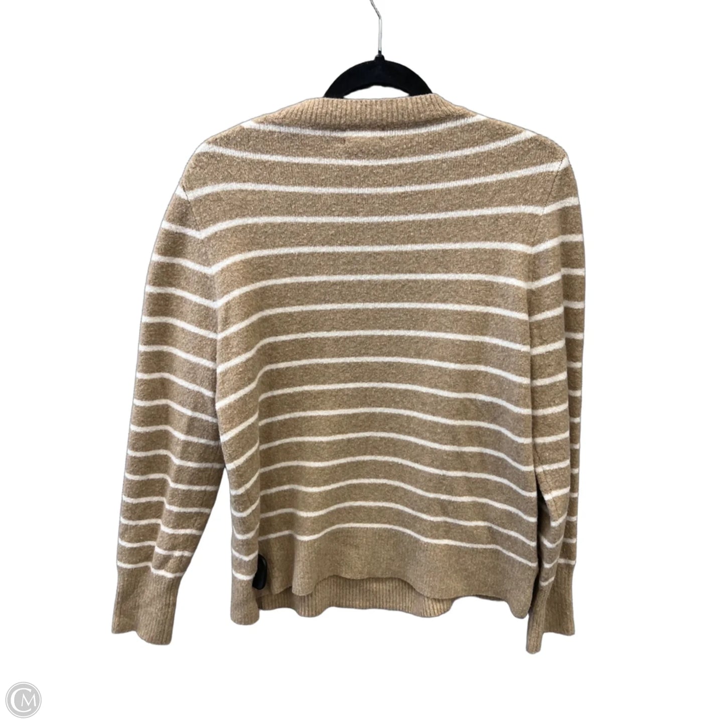 Sweater By J. Crew In Brown & White, Size: M