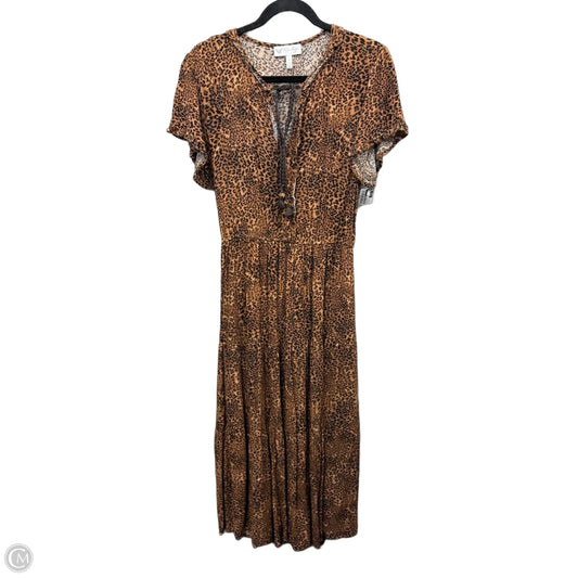 Dress Casual Maxi By Jessica Simpson In Animal Print, Size: M