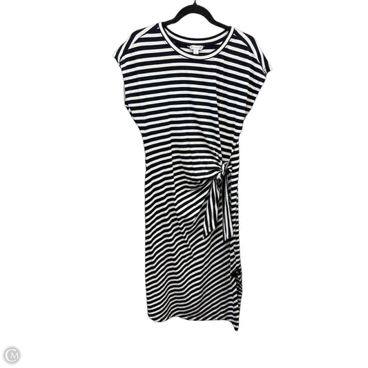 Dress Casual Midi By Tommy Hilfiger In Blue & White, Size: M