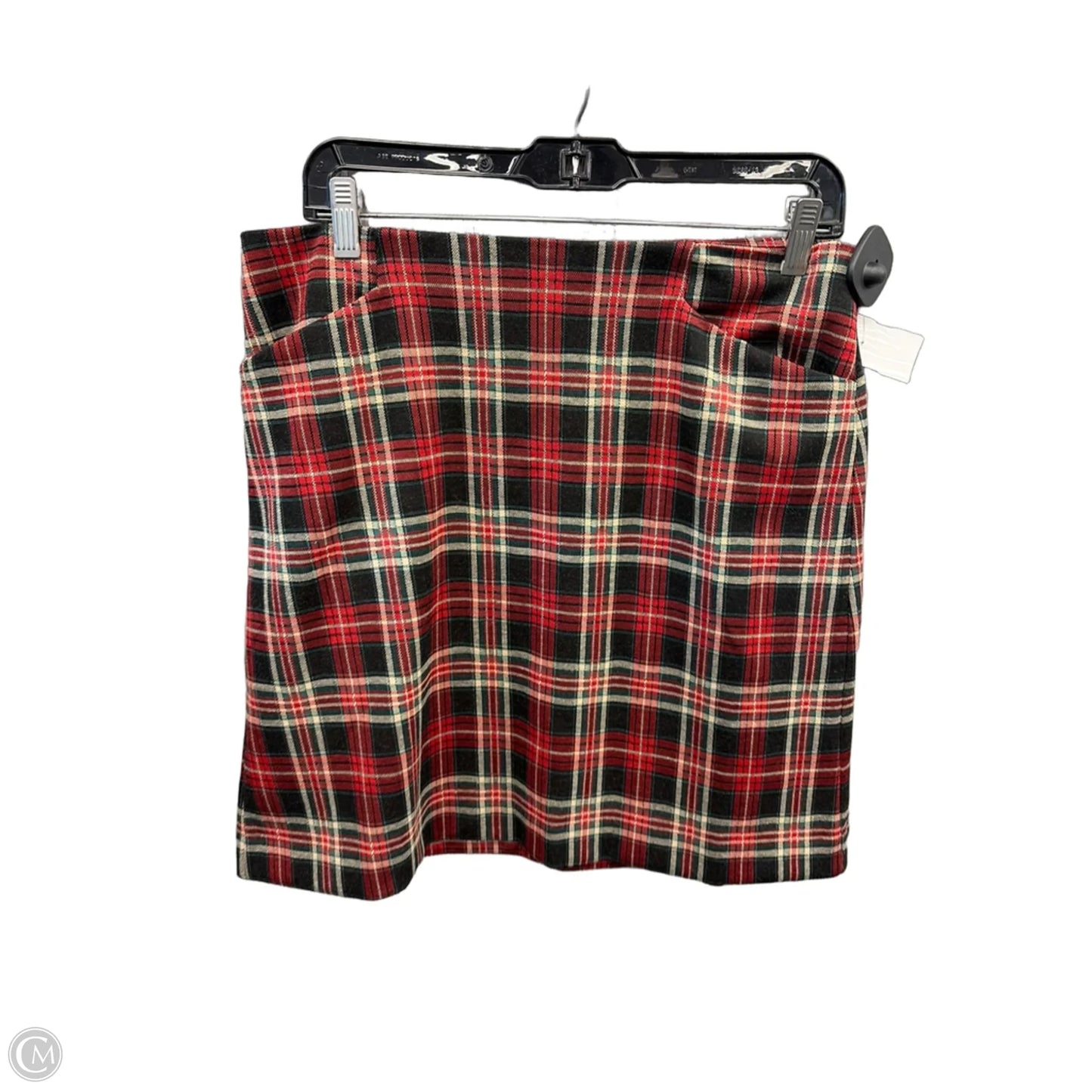 Skirt Midi By Loft In Plaid Pattern, Size: 8