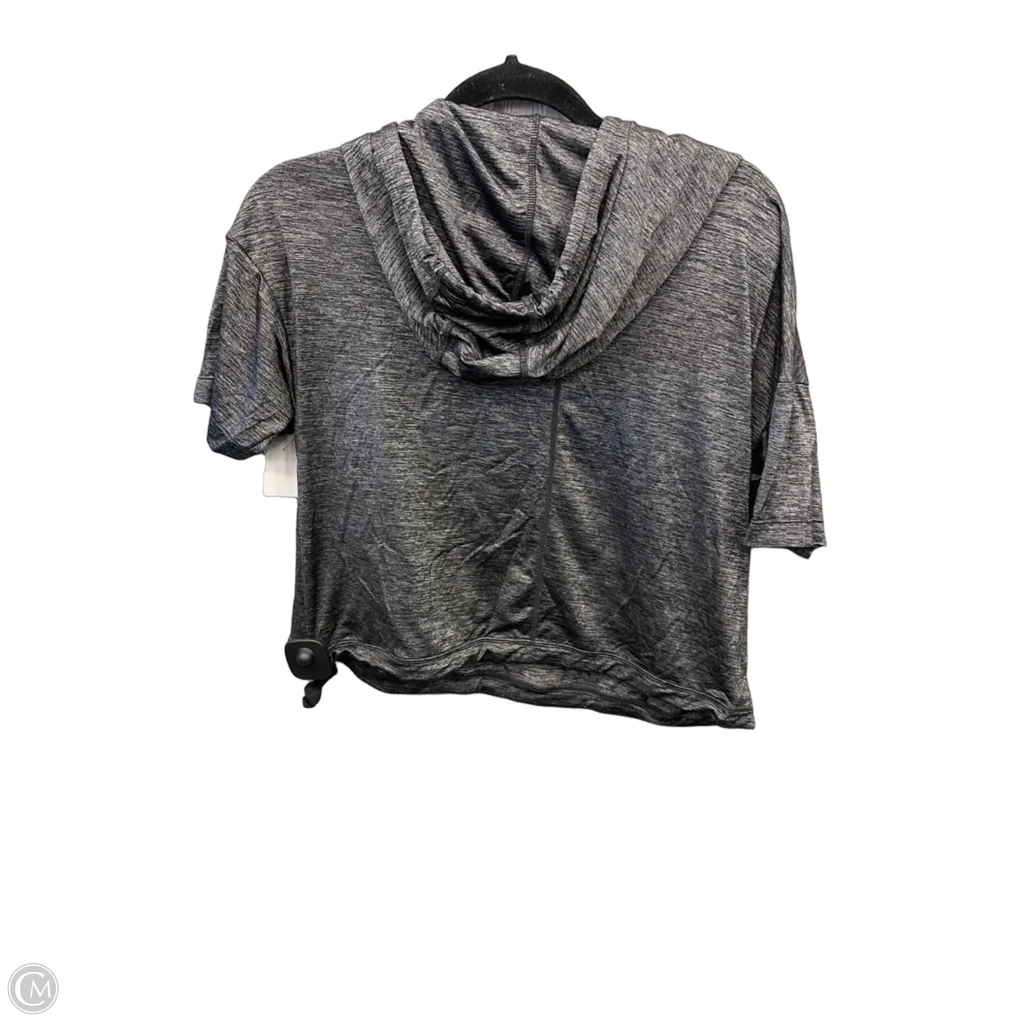 Athletic Top Short Sleeve By Fabletics In Grey, Size: Xs