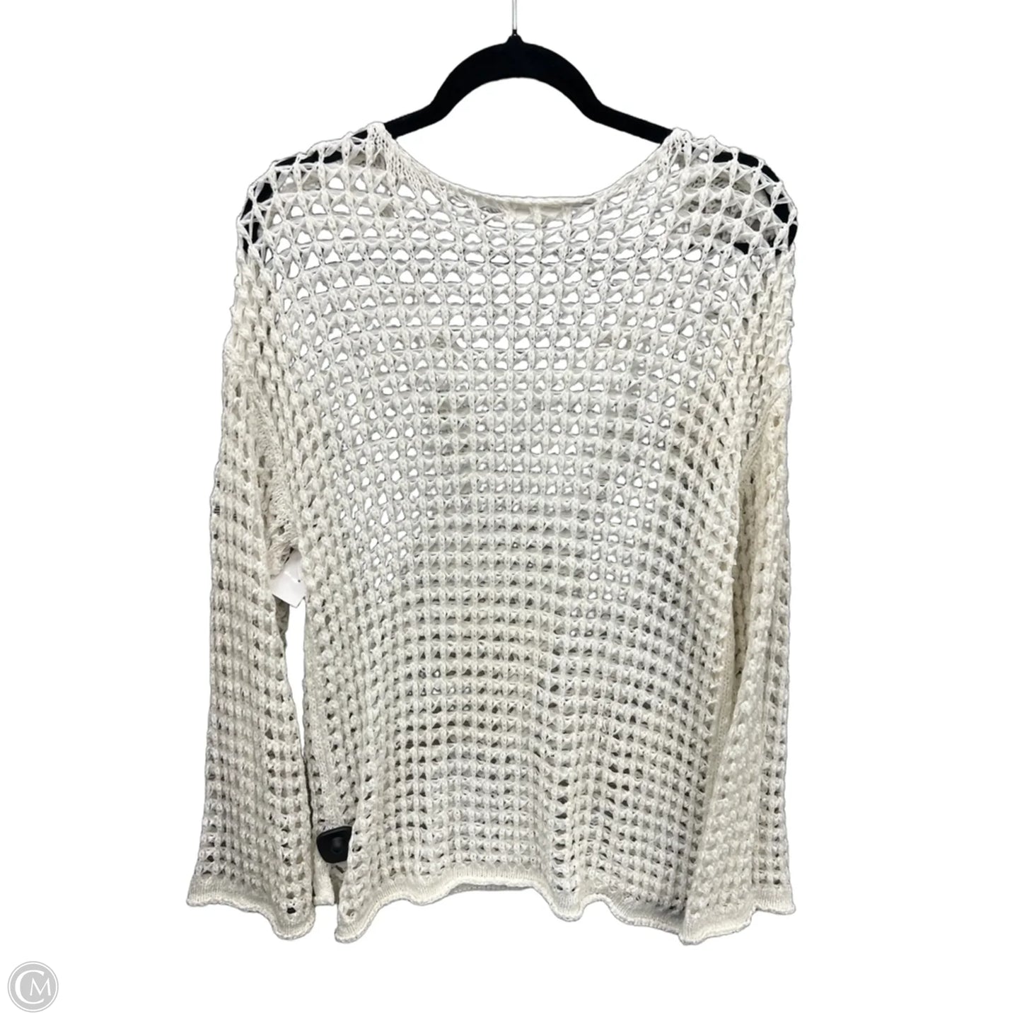 Sweater By Blu Pepper In White, Size: S