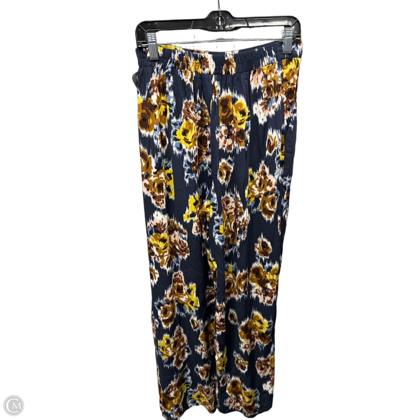 Pants Wide Leg By Band Of Gypsies In Blue & Gold, Size: 8