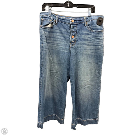 Jeans Wide Leg By Ana In Blue Denim, Size: 16
