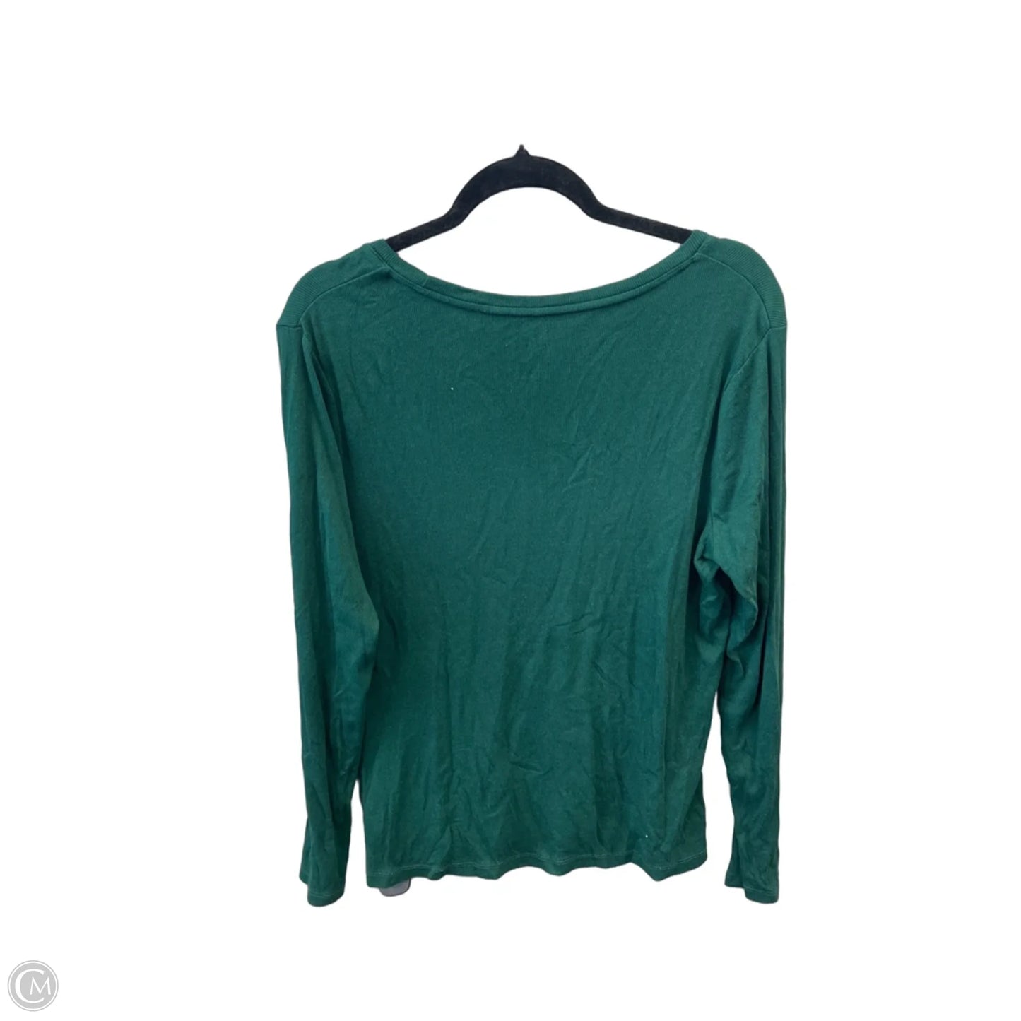 Top Long Sleeve By A New Day In Green, Size: Xl
