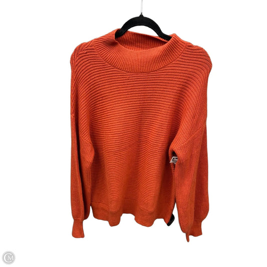 Sweater By Clothes Mentor In Orange, Size: M