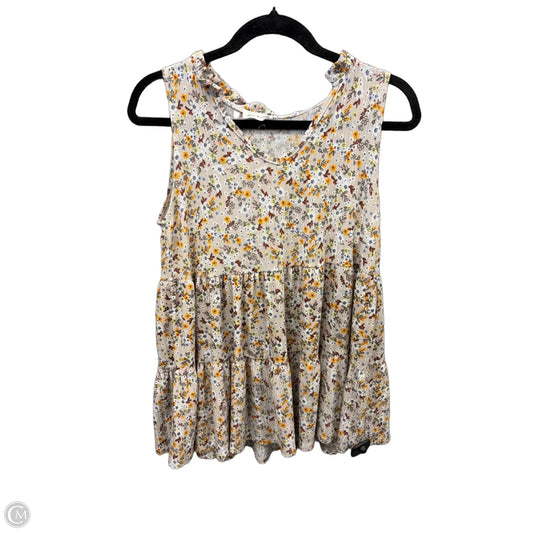 Top Sleeveless By Clothes Mentor In Multi-colored, Size: S