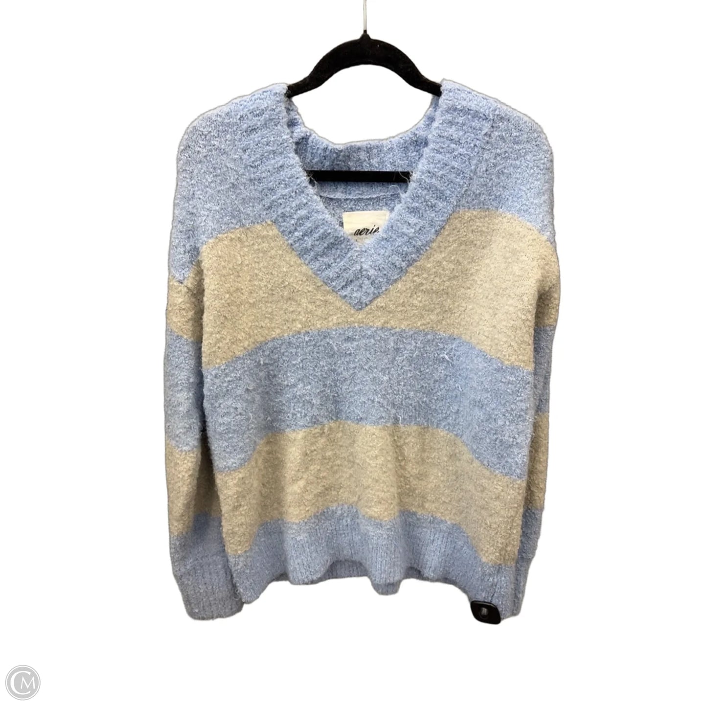 Sweater By Aerie In Blue & Grey, Size: S