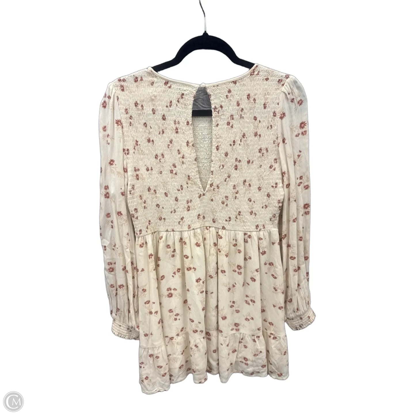 Dress Casual Midi By American Eagle In Cream, Size: S