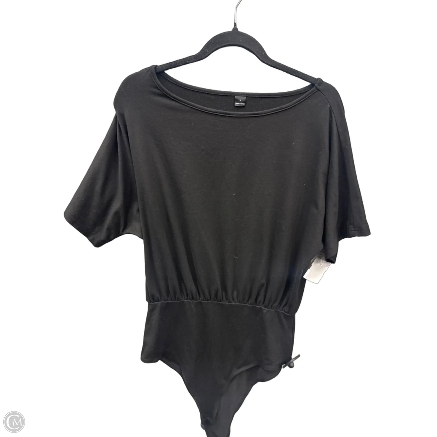 Bodysuit By Clothes Mentor In Black, Size: L