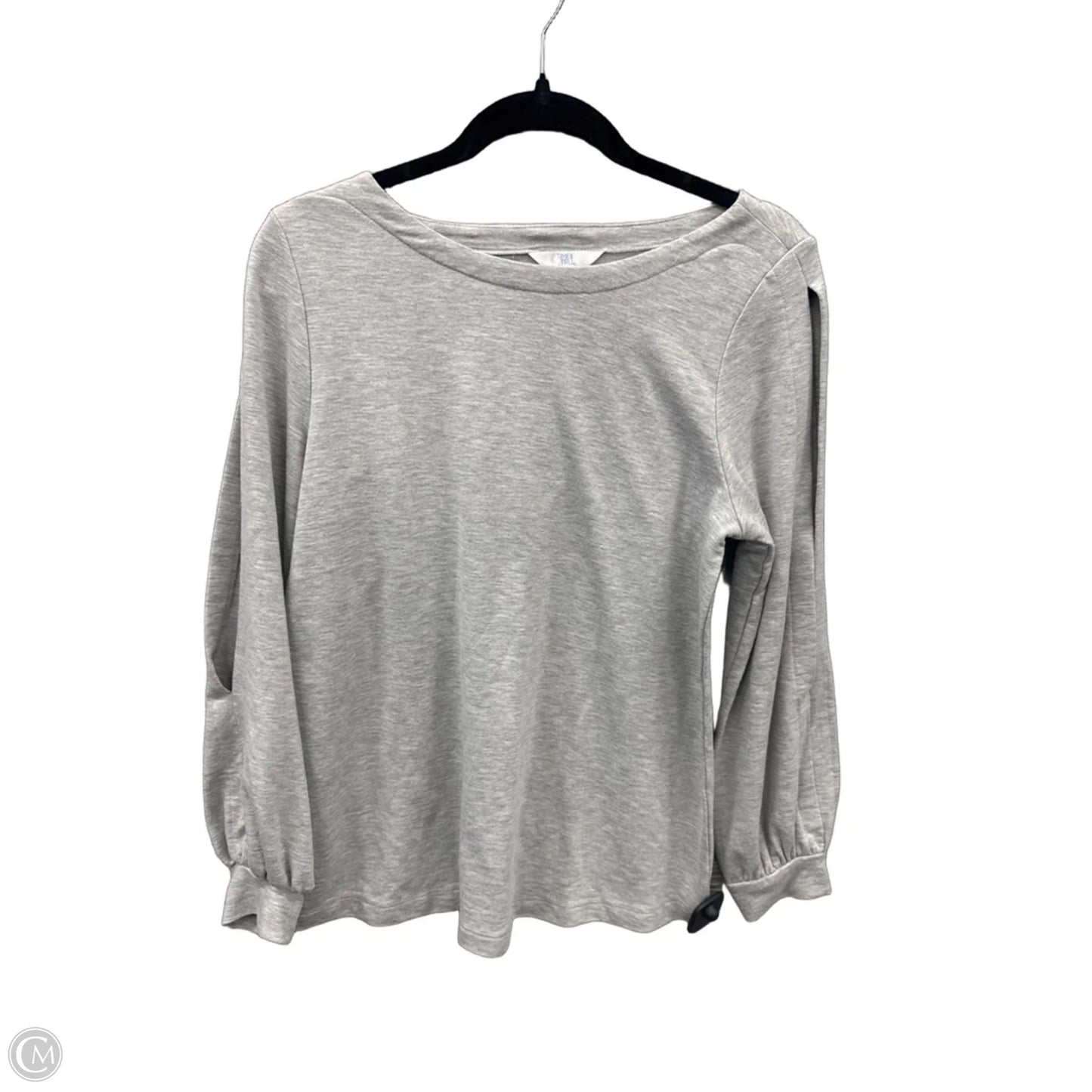 Top Long Sleeve By Time And Tru In Grey, Size: M