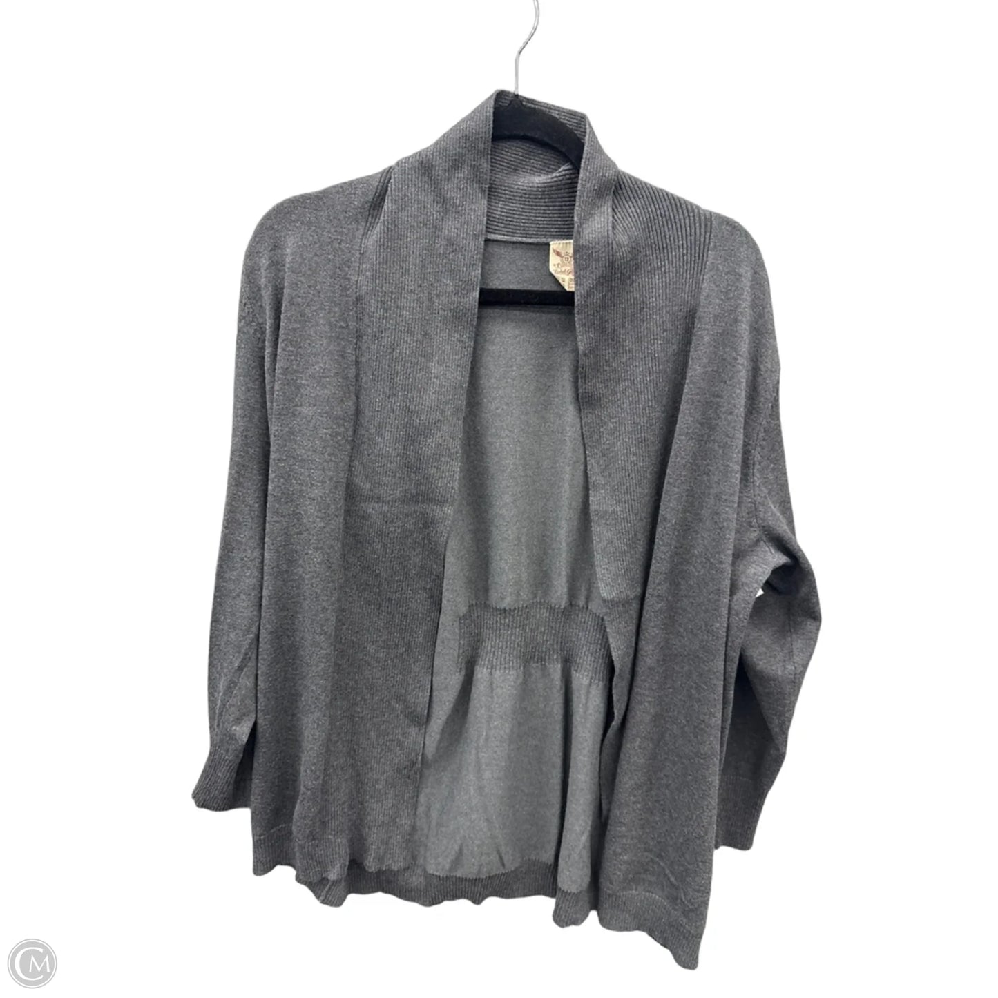 Cardigan By Faded Glory In Grey, Size: 2x