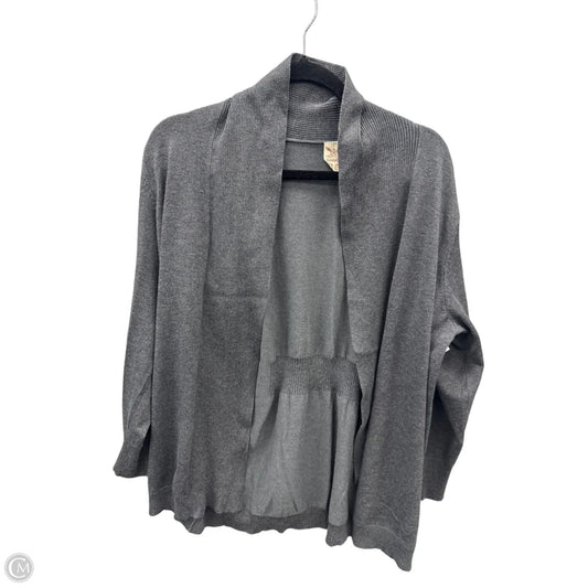 Cardigan By Faded Glory In Grey, Size: 2x