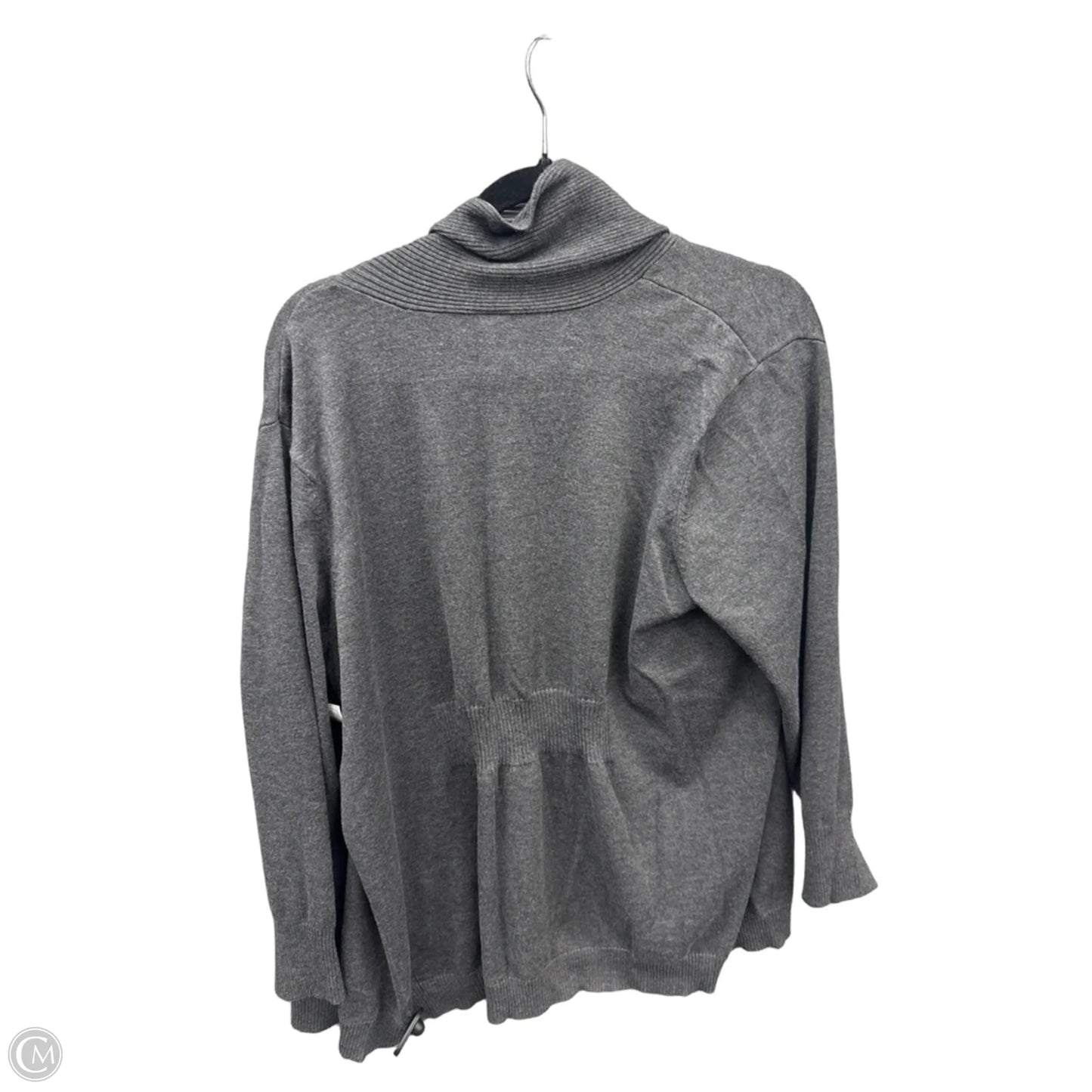 Cardigan By Faded Glory In Grey, Size: 2x