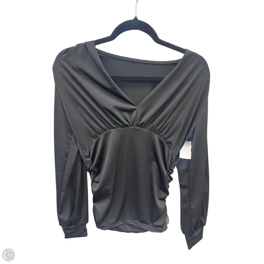 Top Long Sleeve By Clothes Mentor In Black, Size: S