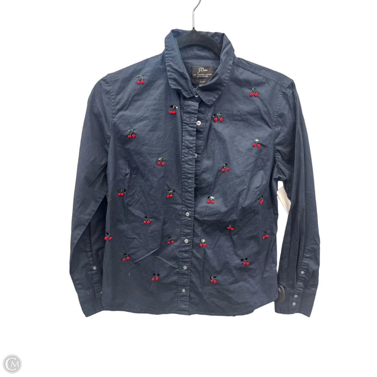 Top Long Sleeve By J. Crew In Blue, Size: M