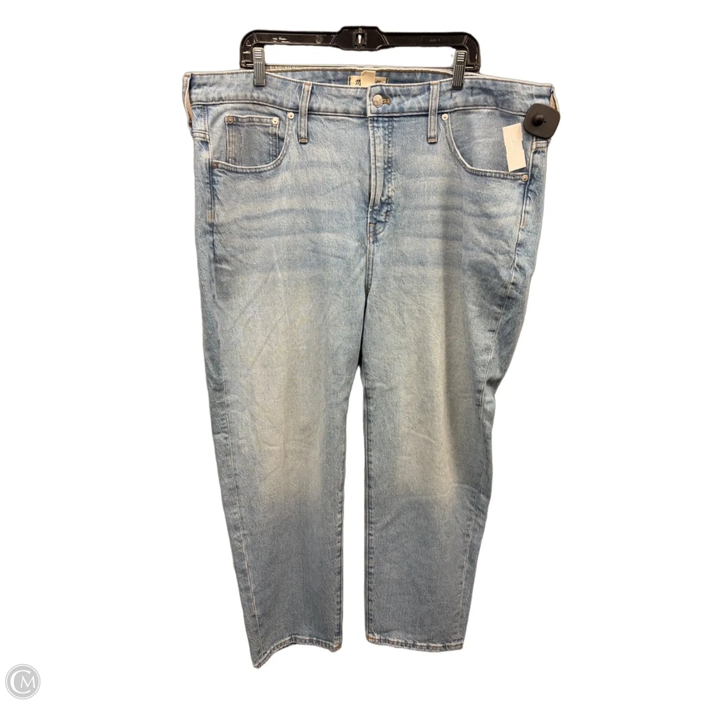 Jeans Wide Leg By Madewell In Blue Denim, Size: 20