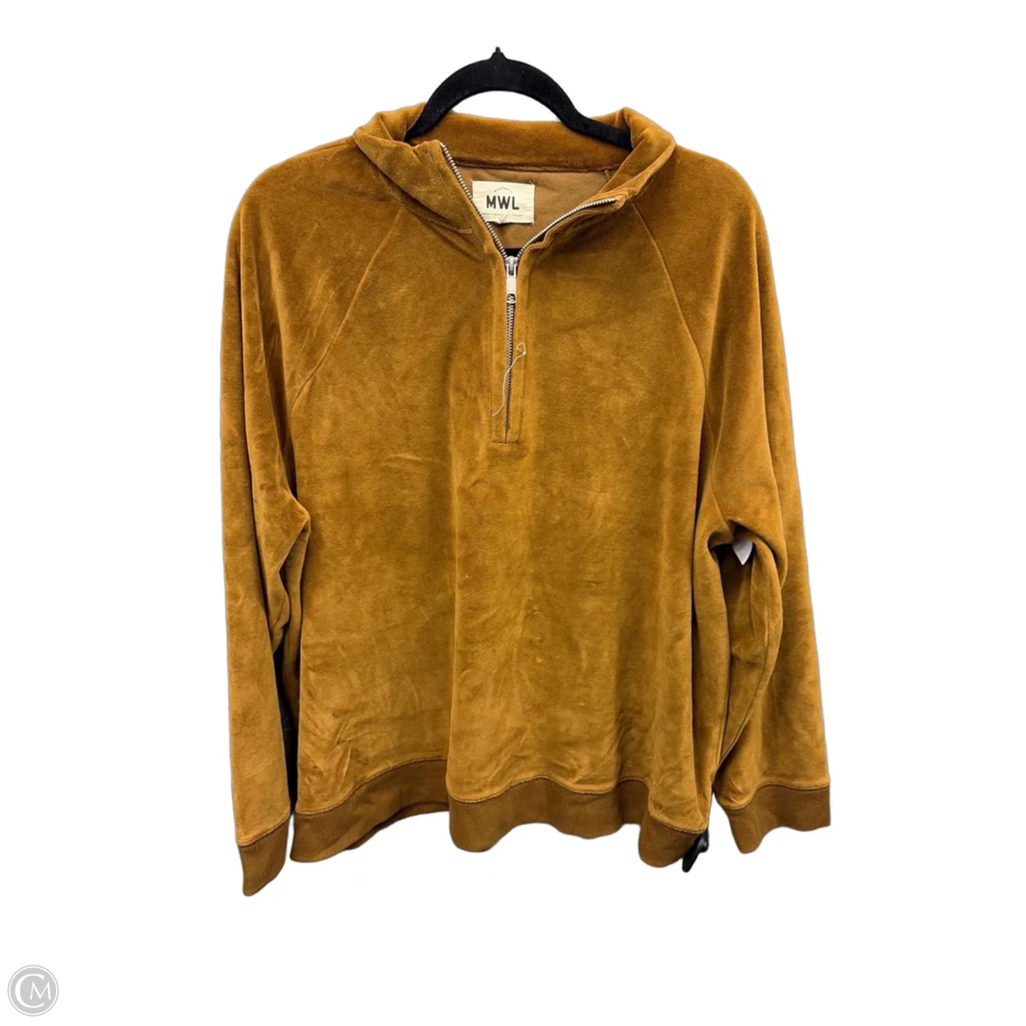 Top Long Sleeve By Madewell In Gold, Size: Xxl