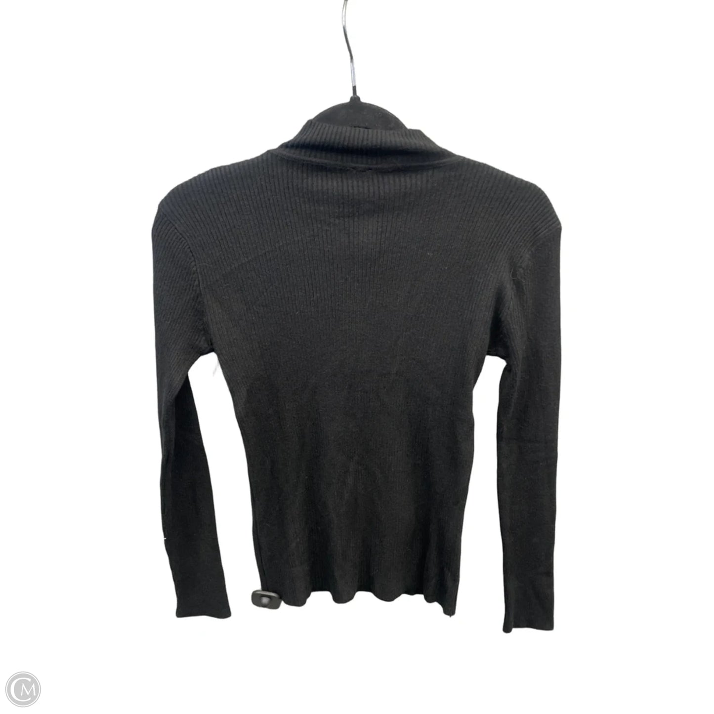 Top Long Sleeve By Clothes Mentor In Black, Size: M