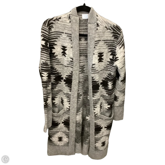 Sweater Cardigan By Time And Tru In Grey, Size: M