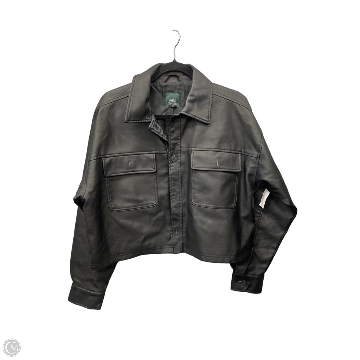 Jacket Shirt By Wild Fable In Black, Size: M