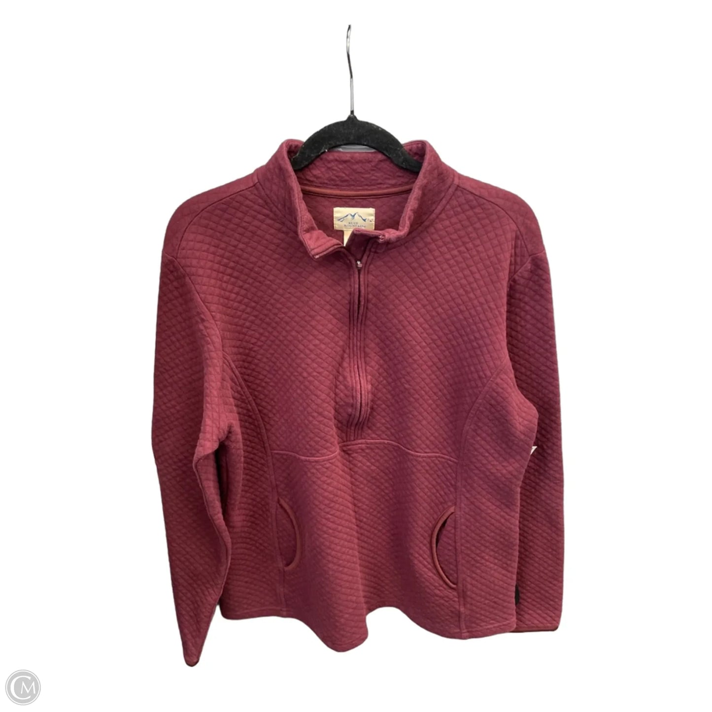 Sweatshirt Collar By Clothes Mentor In Red, Size: L