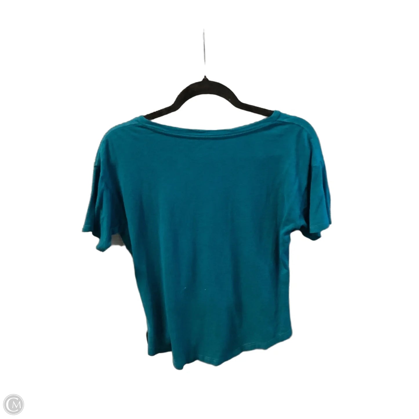 Top Short Sleeve Basic By Falls Creek In Blue, Size: M