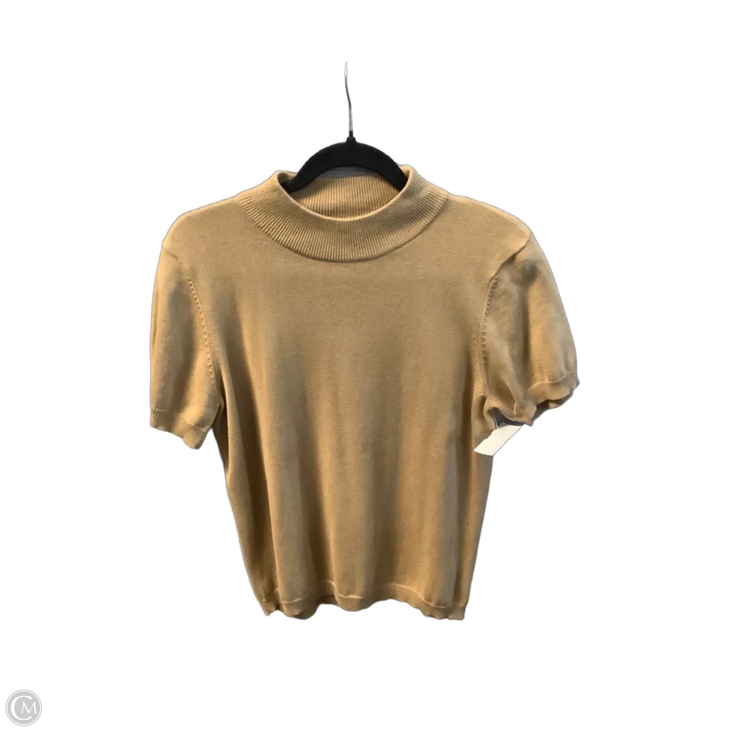 Sweater Short Sleeve By Alia In Tan, Size: Sp