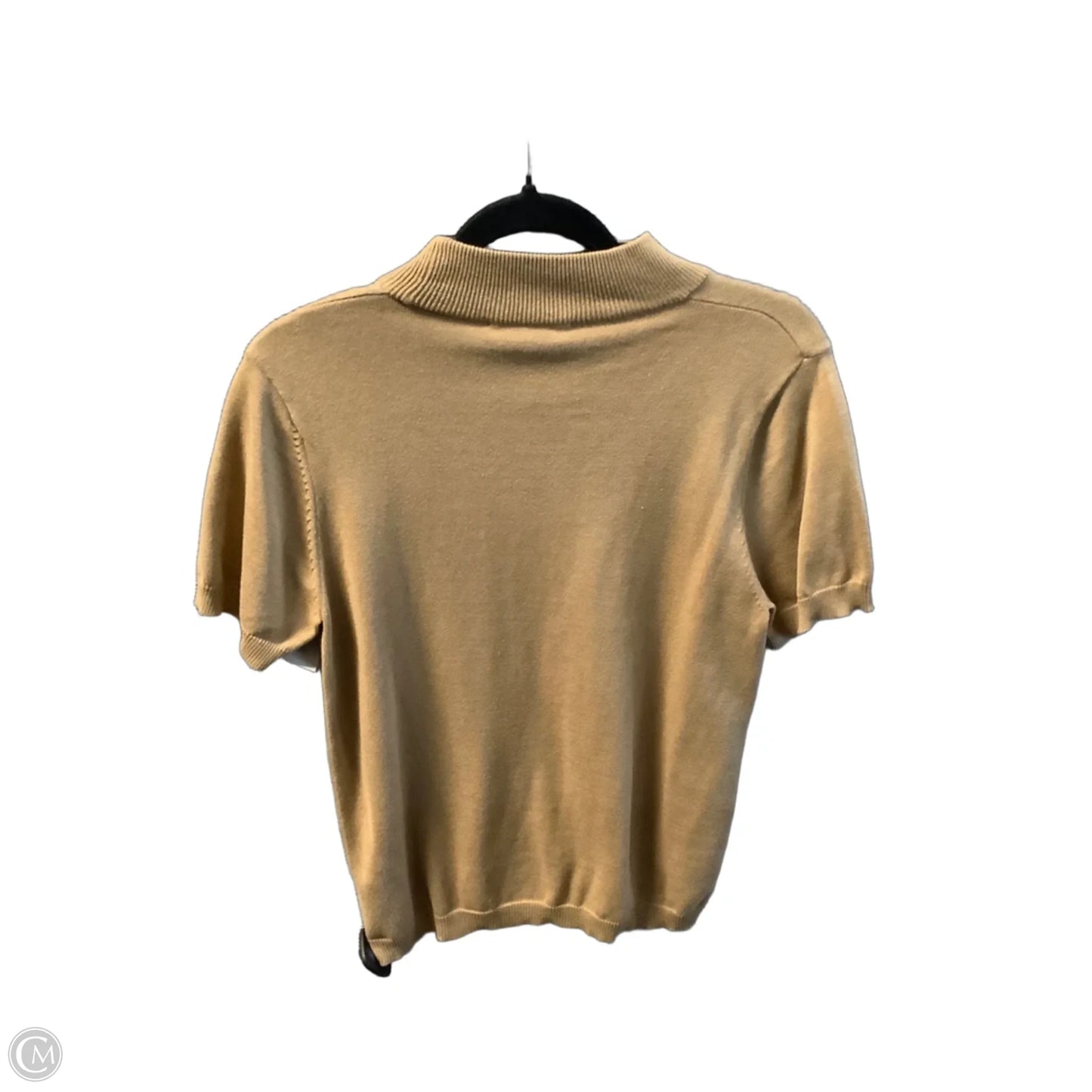 Sweater Short Sleeve By Alia In Tan, Size: Sp