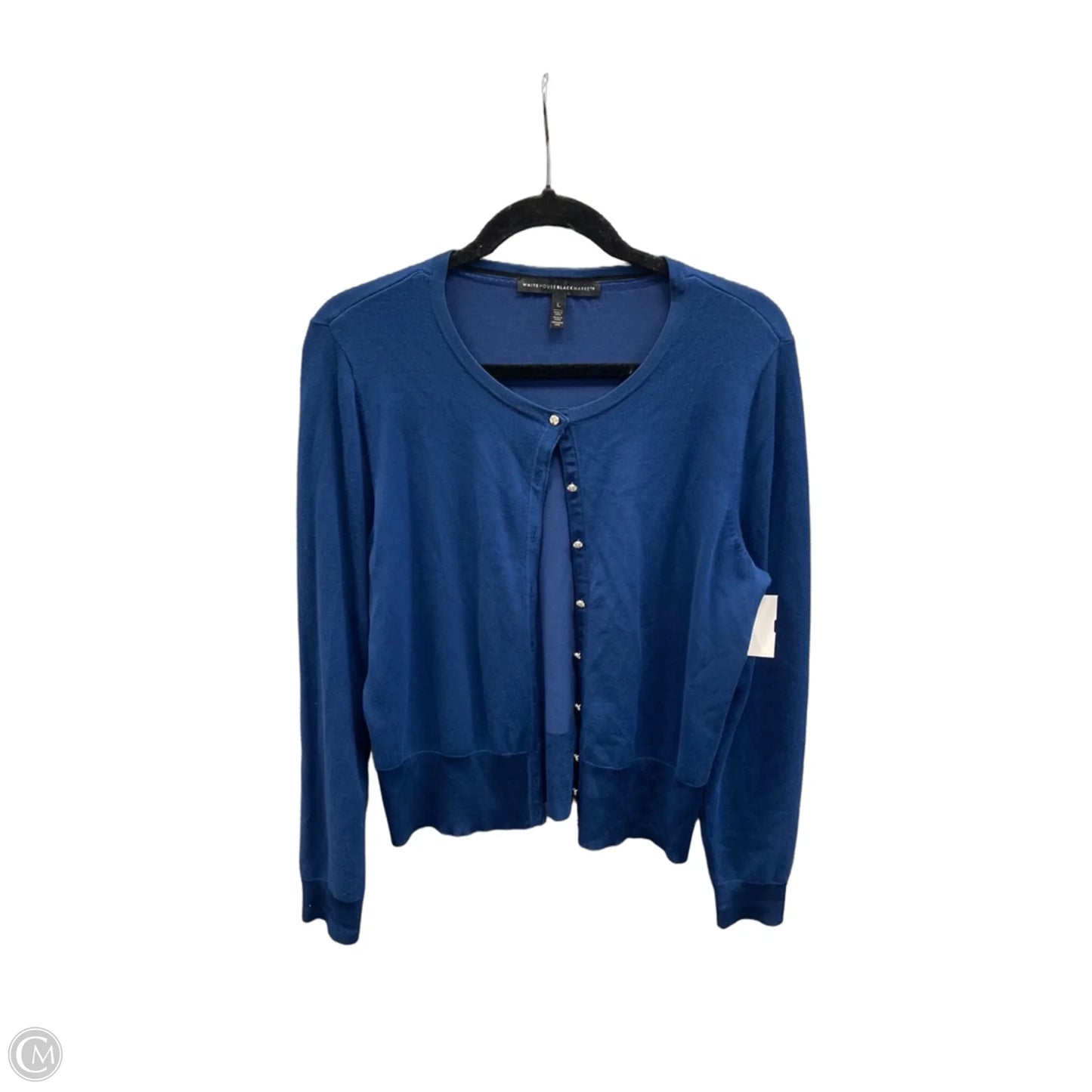 Cardigan By White House Black Market In Blue, Size: L