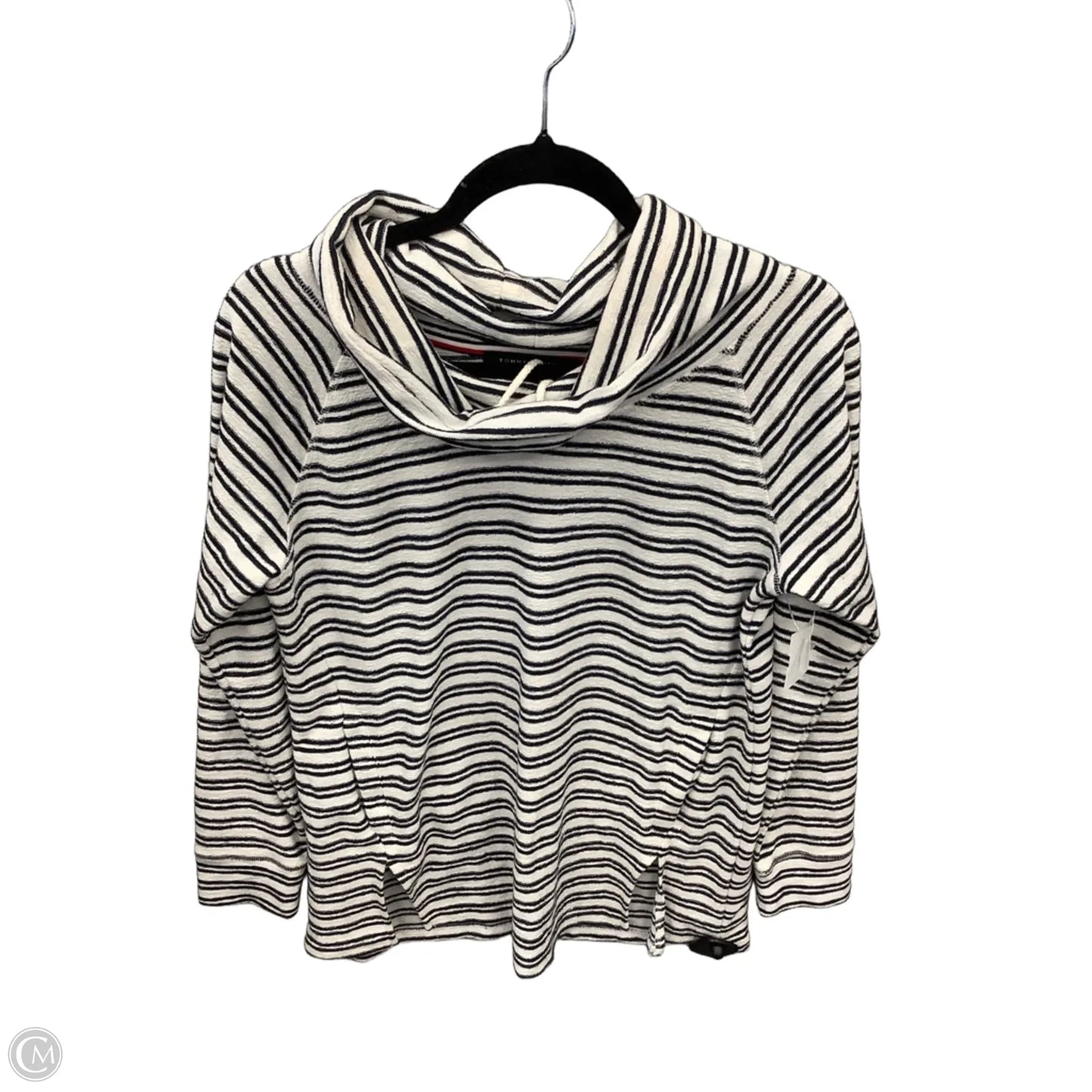 Top Long Sleeve By Tommy Hilfiger In Striped Pattern, Size: M