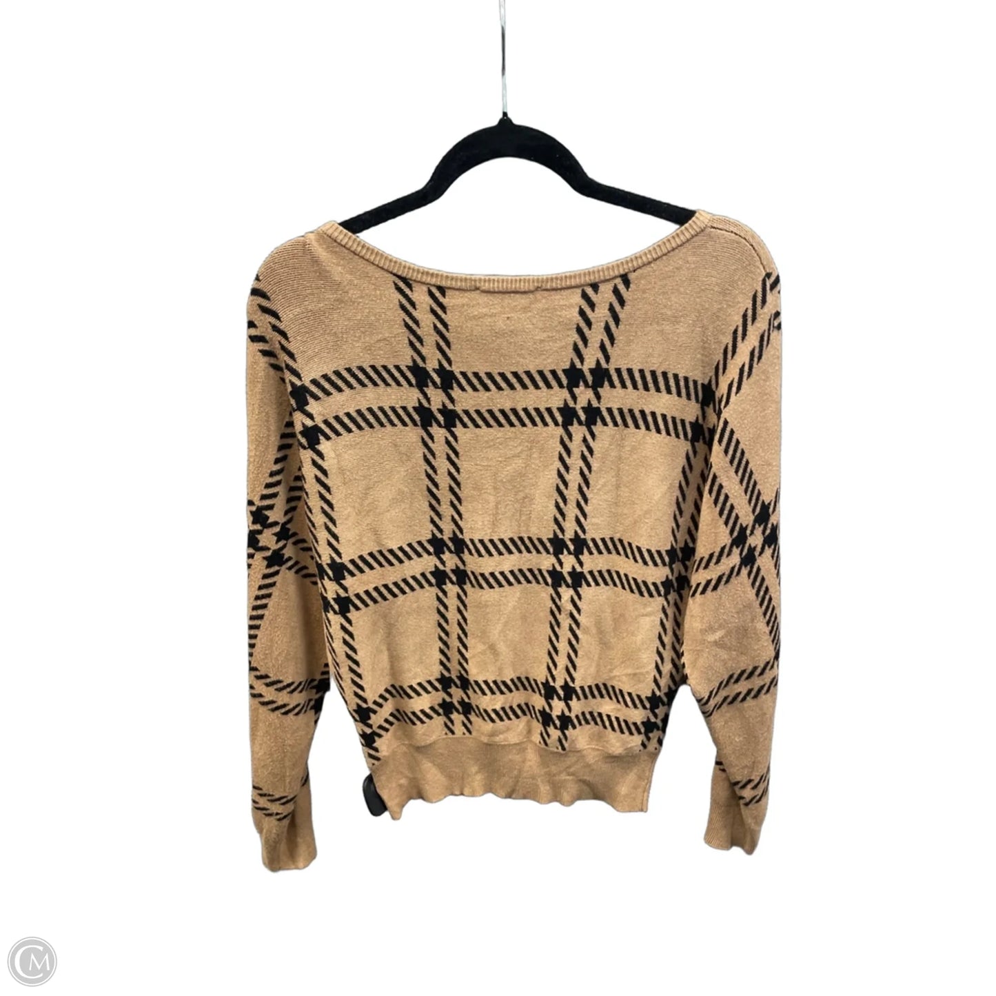 Sweater By Express In Black & Brown, Size: M