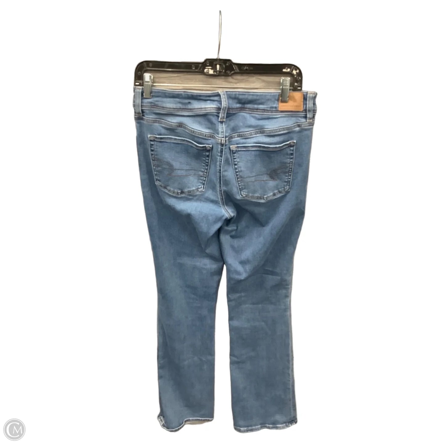 Jeans Straight By American Eagle In Blue Denim, Size: 6