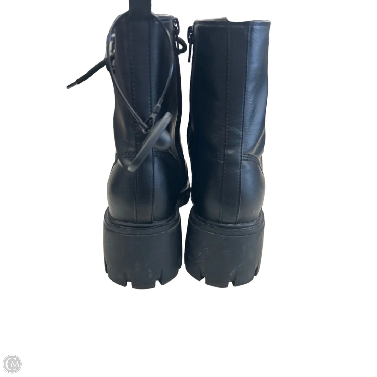 Boots Combat By Mia In Black, Size: 8.5