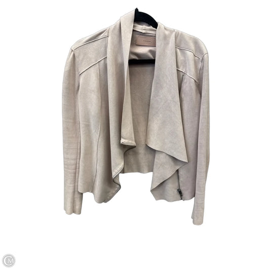 Top Long Sleeve By Banana Republic In Blue & Grey, Size: M