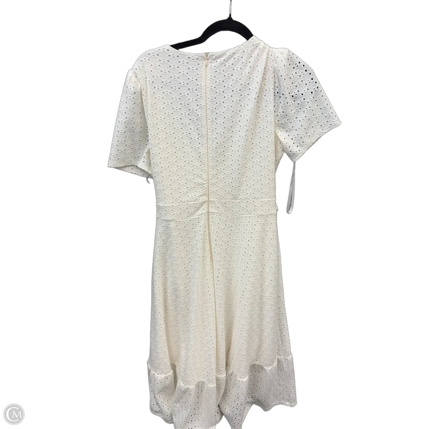 Dress Casual Midi By Clothes Mentor In Cream, Size: L