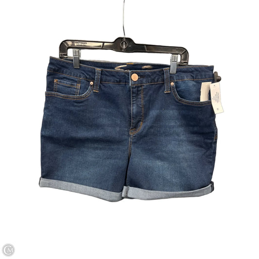 Shorts By Seven 7 In Blue Denim, Size: 14
