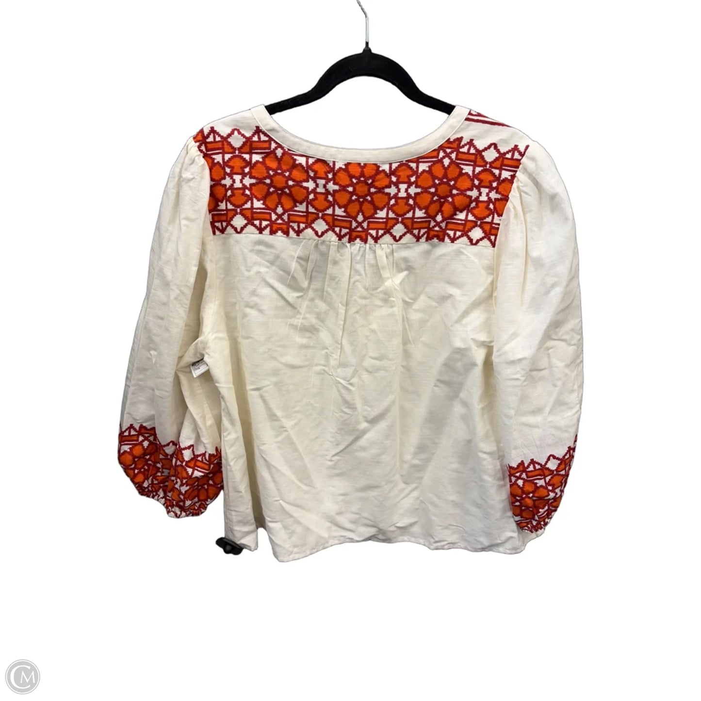 Top Long Sleeve By Knox Rose In Floral Print, Size: M
