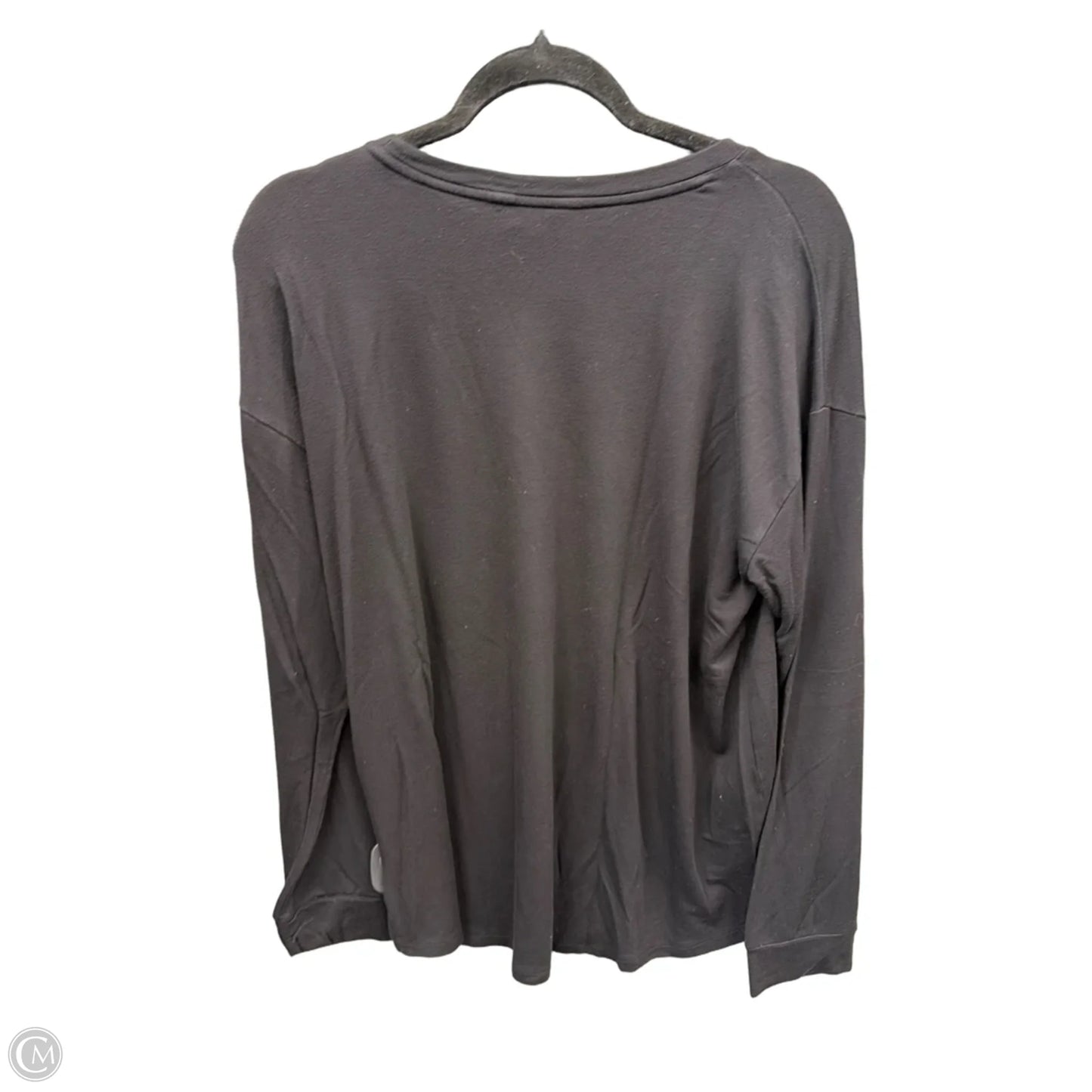 Top Long Sleeve By Liz Claiborne In Black, Size: L