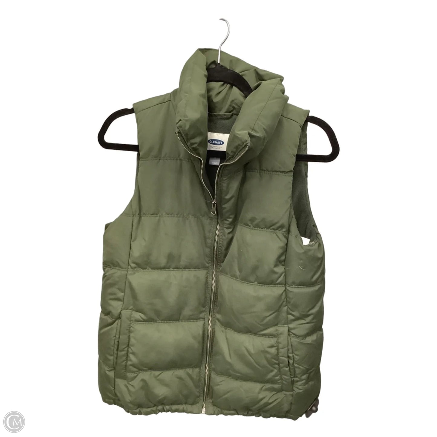 Vest Puffer & Quilted By Old Navy In Green, Size: M