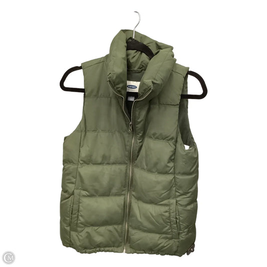 Vest Puffer & Quilted By Old Navy In Green, Size: M