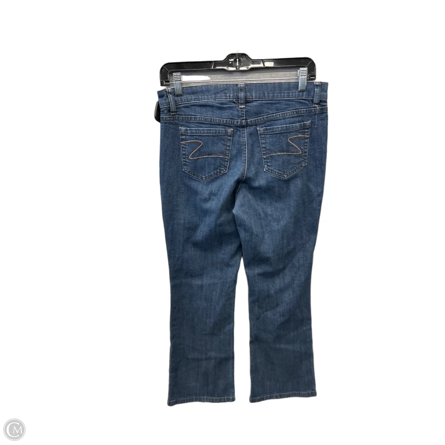 Jeans Straight By Liz And Co In Blue Denim, Size: 6p